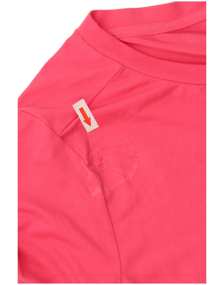 Tricou grafic Adidas pentru femei Top UK 12/14 Medium Pink Poliester