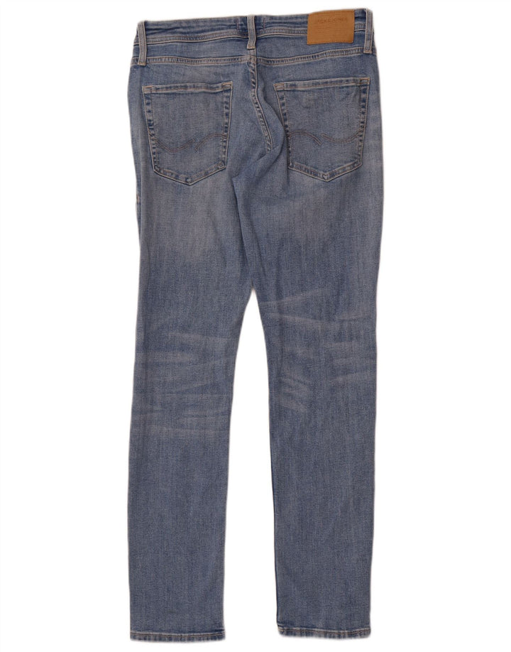 Blugi Jack & Jones GLENN Slim pentru bărbați W31 L30 bumbac albastru