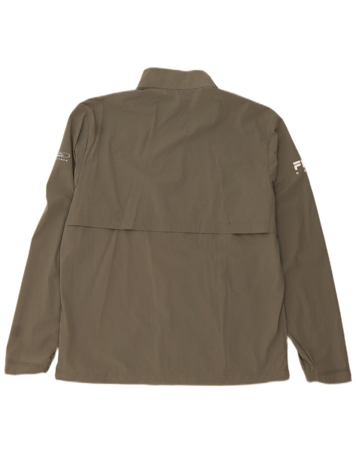 Jachetă de trening Fila Regular Fit pentru femei UK 18 XL Kaki