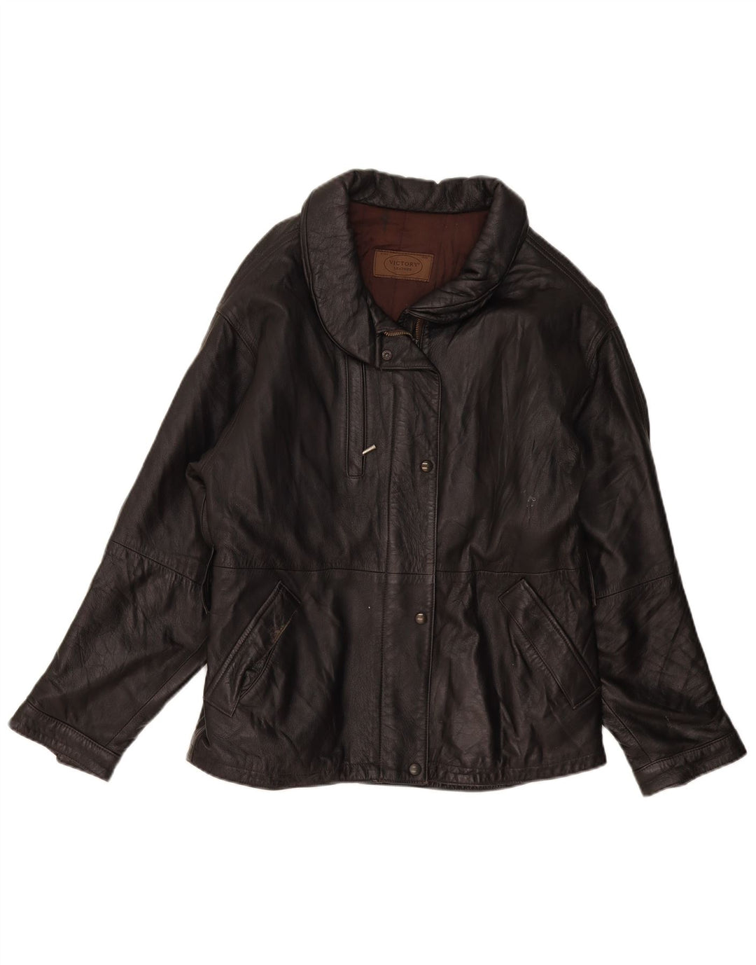 Geacă de piele Victory pentru femei IT 44 Medium Black Leather