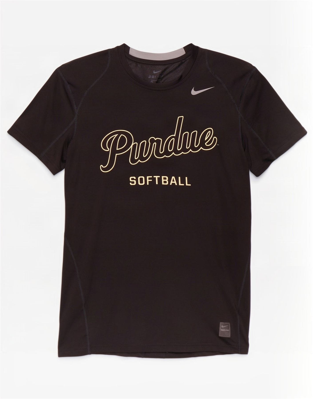 Tricou grafic Nike Dri Fit pentru bărbați Top Medium Negru Poliester