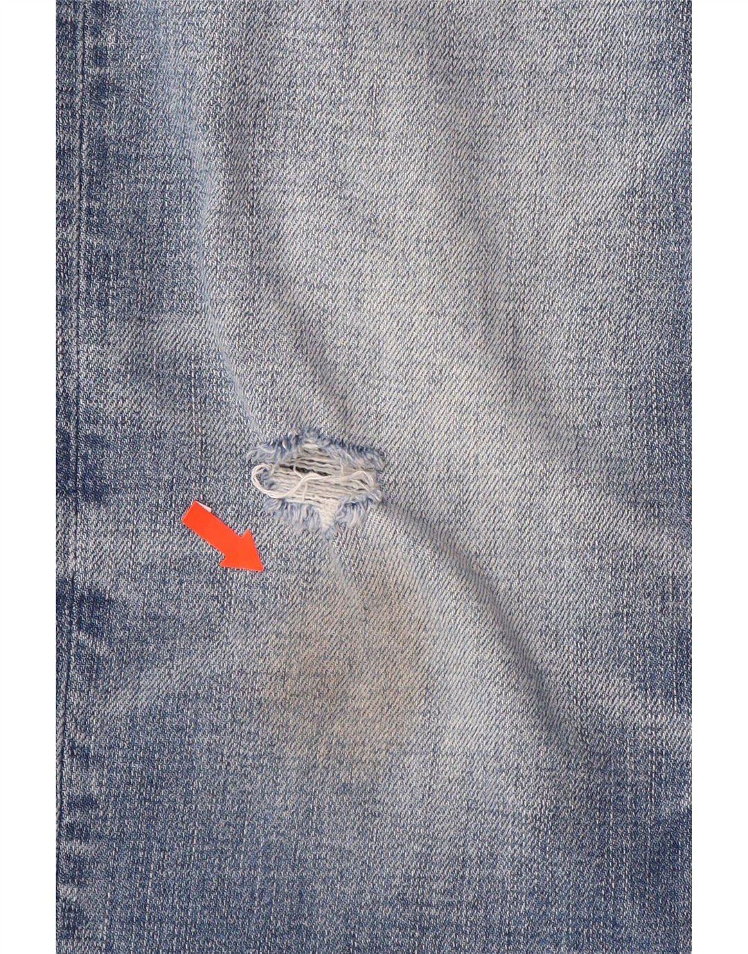 AMERICAN EAGLE Womens Airflex Distressed Straight Jeans W28 L28  Blue