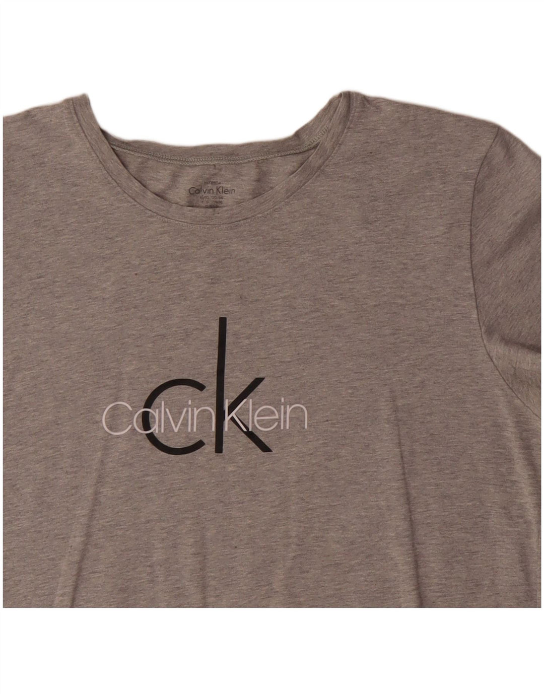CALVIN KLEIN Tricou cu grafic pentru femei Top UK 18 XL Gri