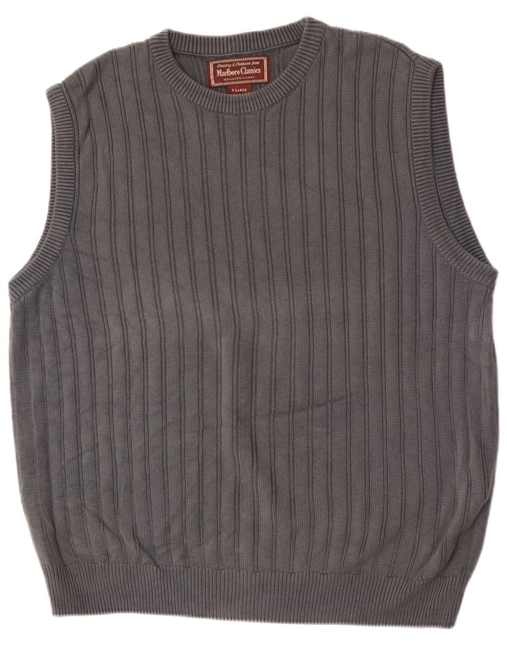 Marlboro Classics Mens Vest Tank Top XL Bumbac gri