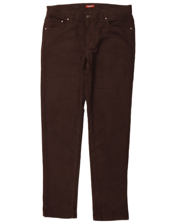 CARRERA Pantaloni casual conici pentru femei W36 L34 bumbac maro