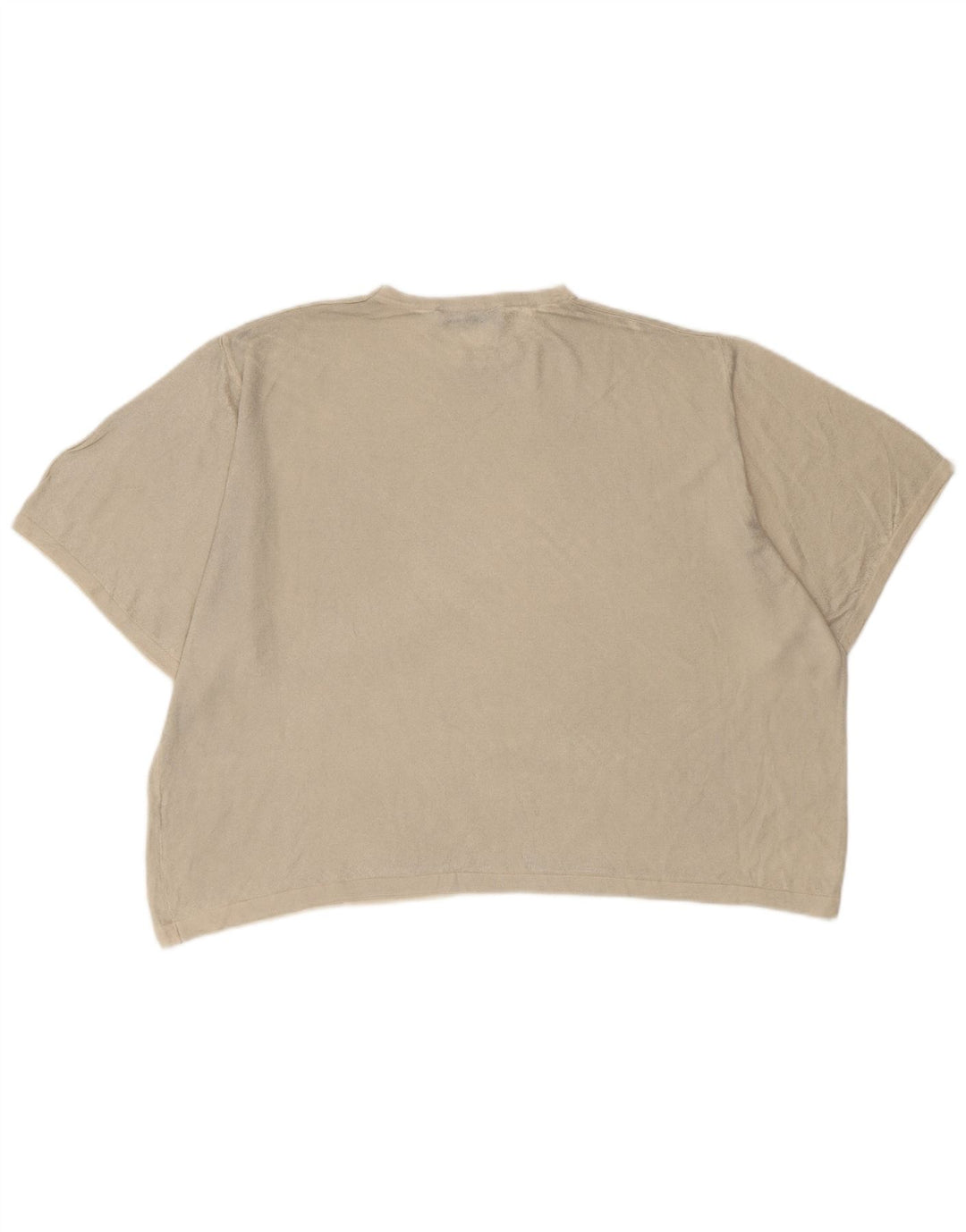 Tricou supradimensionat pentru femei ZARA UK 10 Small Off White