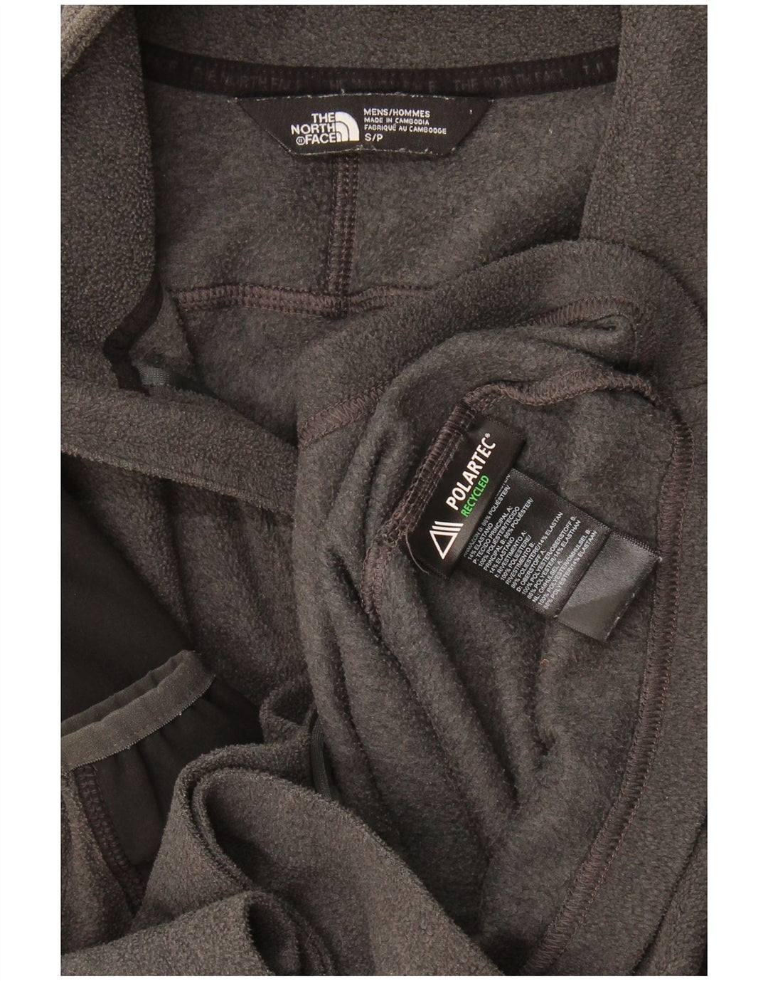Jachetă polară pentru bărbați The North Face UK 36 Small, gri, poliester color bloc