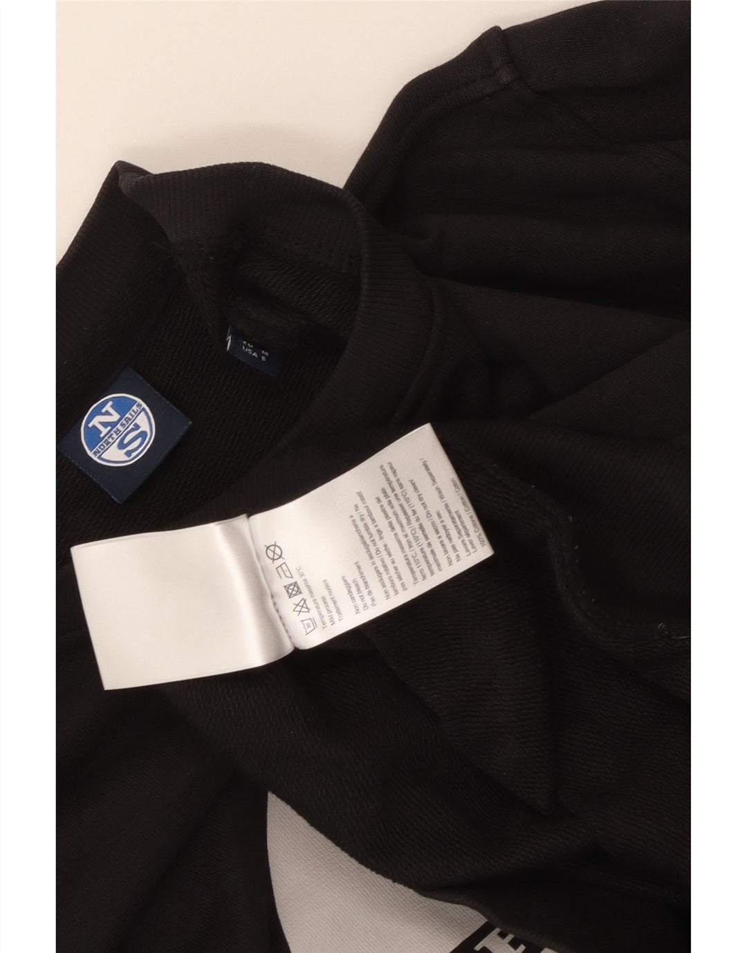 Hanorac pentru bărbați North Sails Pulover mediu din bumbac negru