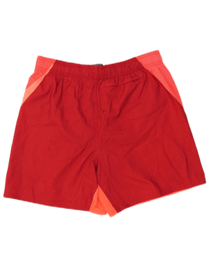 Pantaloni scurți de înot grafic Nike pentru bărbați, roșu mediu, poliester color bloc