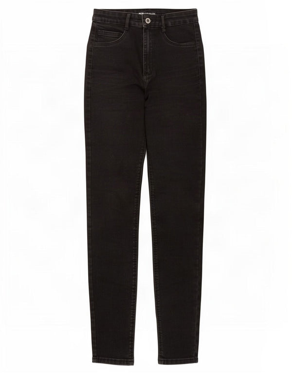 Zara Womens High Waist Skinny Jeans EU 36 XS W26 L28 Black
