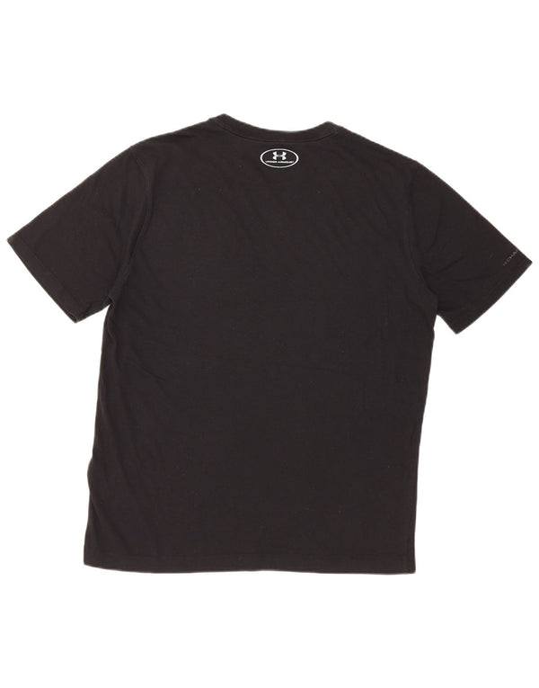 Tricou Under Armour pentru bărbați Heat Gear Top mediu din bumbac negru