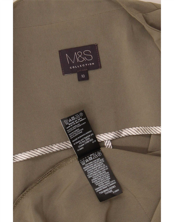 Cardigan pentru femei Marks & Spencer Top UK 10 Small Kaki Poliester