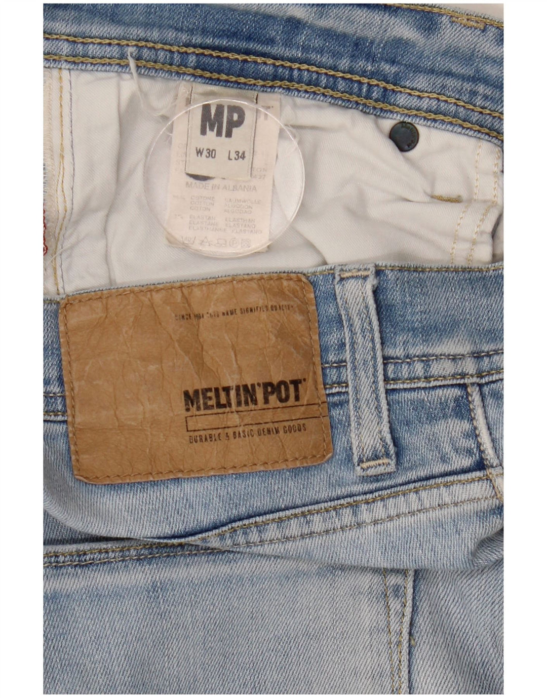 Blugi subțiri pentru femei Meltin' Pot L30 L34 Bumbac albastru