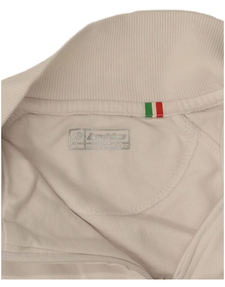 Jachetă de trening pentru femei Lotto UK 14 Large White