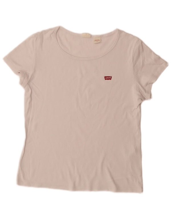 Tricou pentru femei Levi's Top UK 14 Large White Bumbac