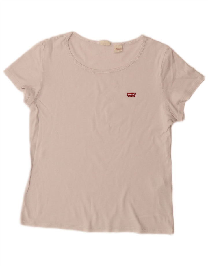 Tricou pentru femei Levi's Top UK 14 Large White Bumbac