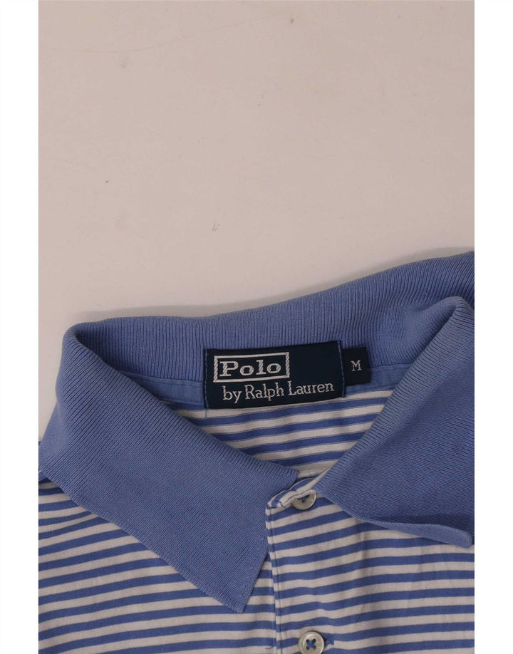 Cămașă Polo Ralph Lauren pentru bărbați, albastru mediu, cu dungi
