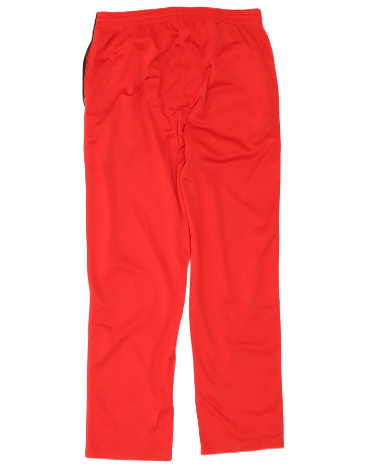 Pantaloni de trening pentru bărbați Kappa, roșu, poliester color bloc