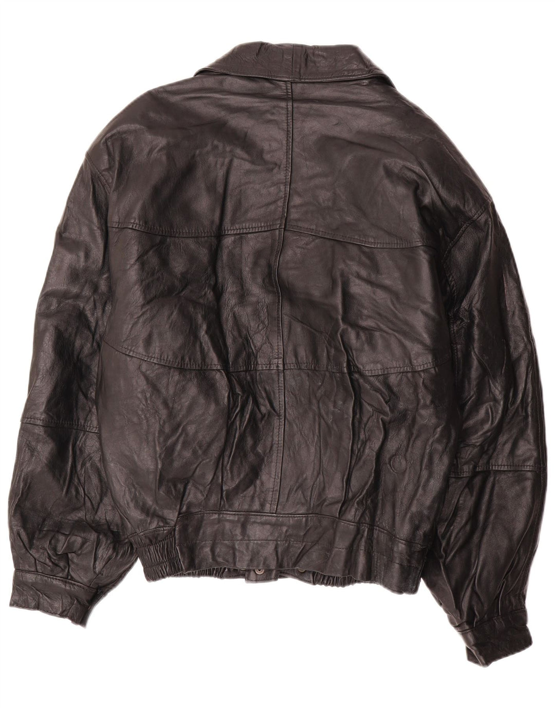 LAVORAZIONE ARTIGIANA Jachetă din piele pentru bărbați IT 52 XL din piele neagră