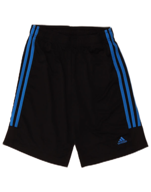 Pantaloni scurți sport Aeroready Adidas pentru băieți 13-14 ani poliester negru