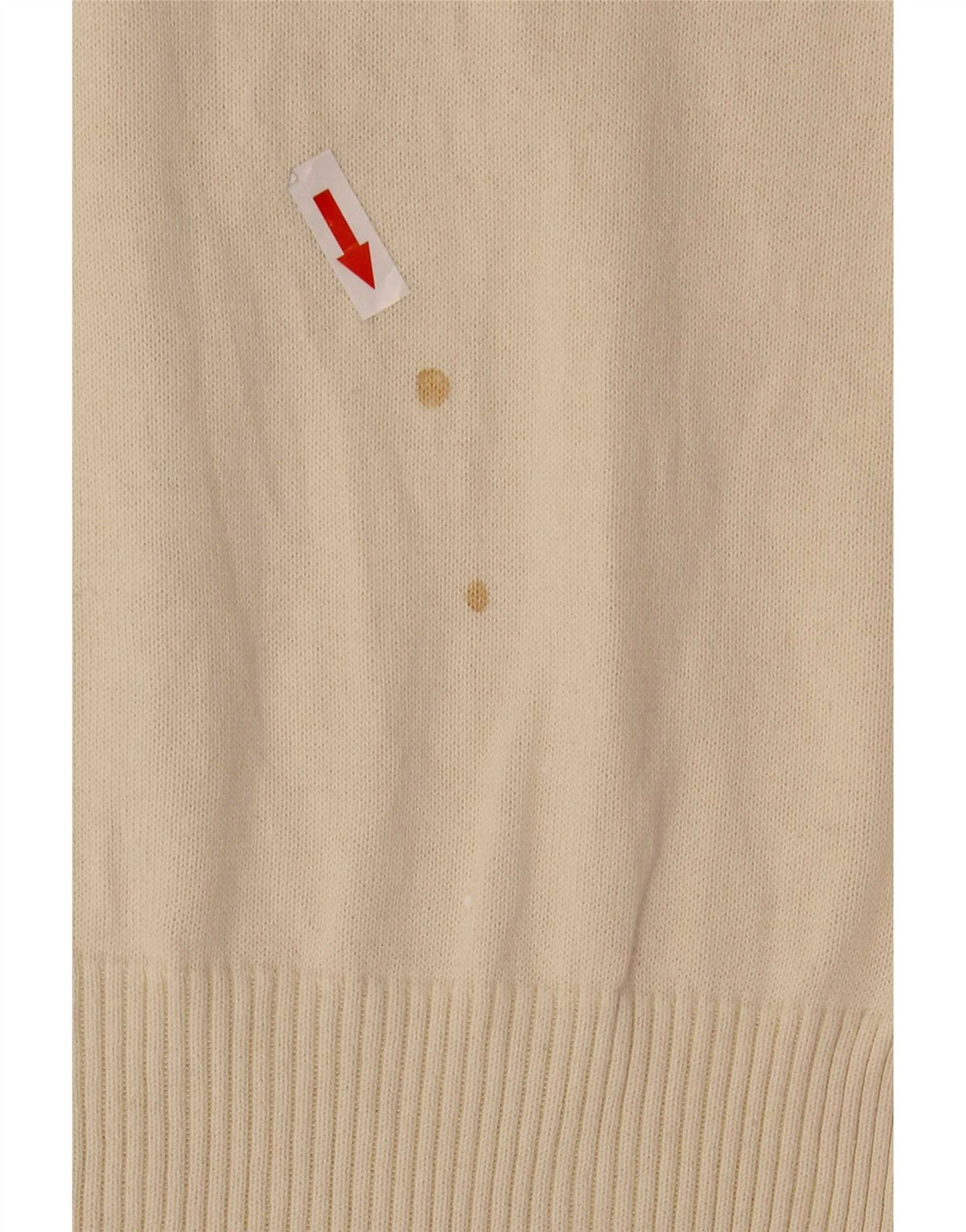 Pulover Levi's pentru femei cu decolteu în V UK 12 Medium Off White