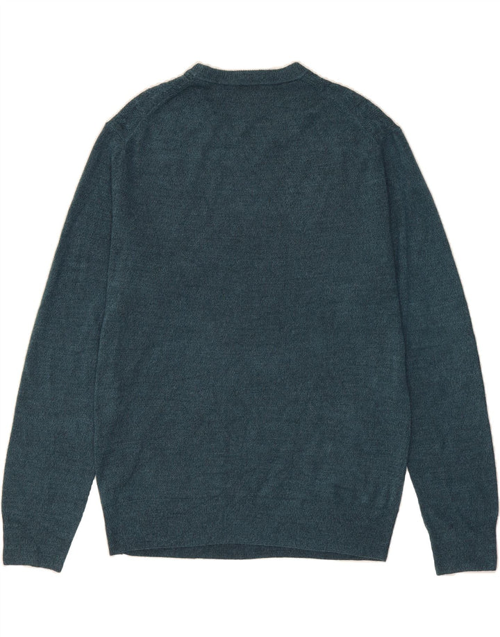 DOCKERS Mens Crew Neck Jumper Sweater Large Green Acrylic Vintage Dockers and Second-Hand Dockers from Messina Hembry 