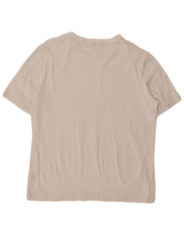 COS Tricou pentru bărbați Top mare din bumbac alb