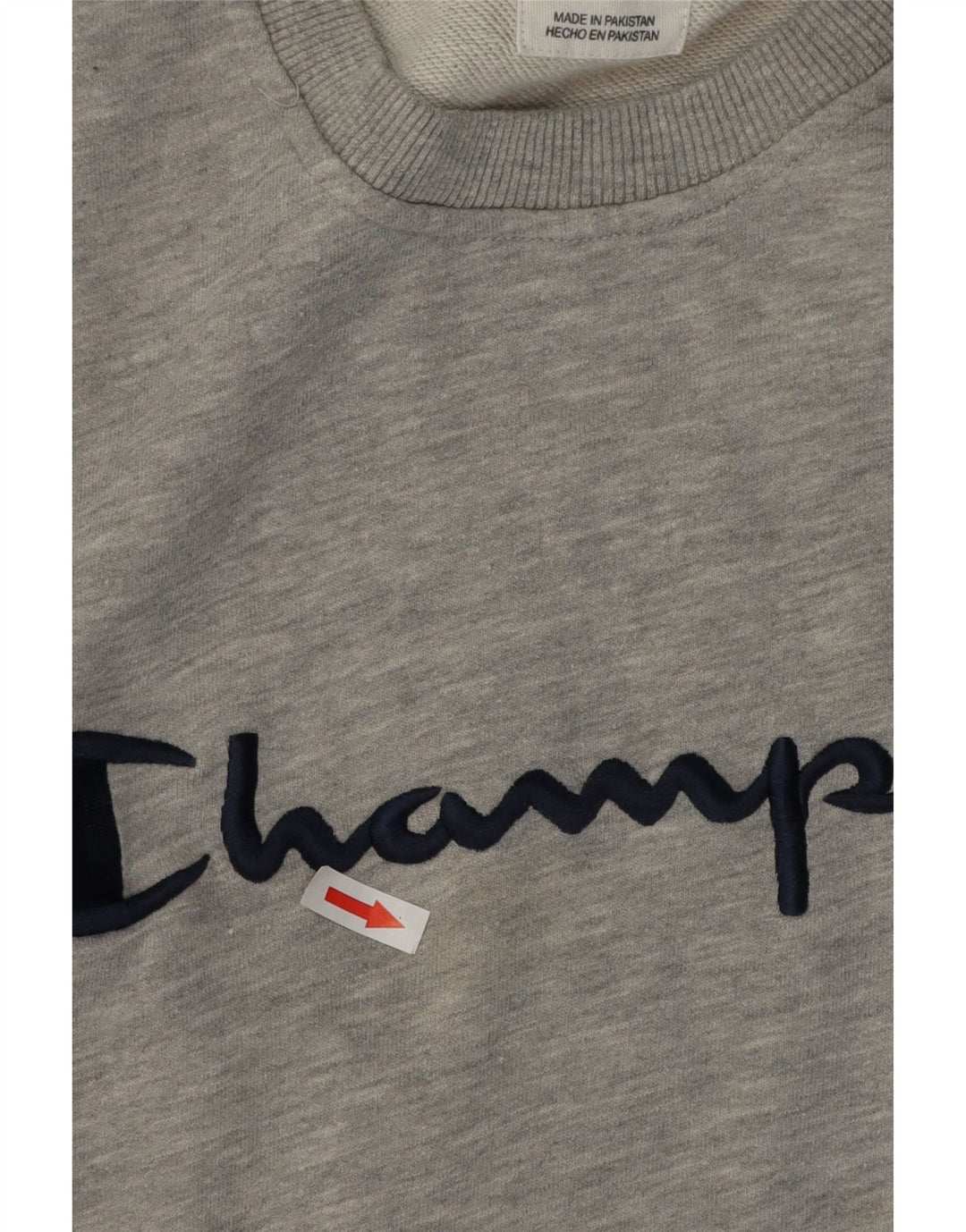 Pulover cu grafic pentru bărbați Champion, 2XL, bumbac cu pete gri