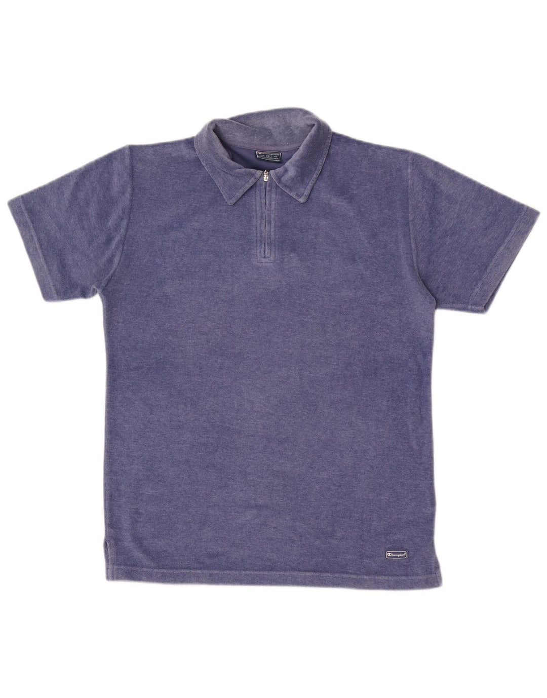 Tricou polo pentru bărbați Champion din catifea, mare, albastru, poliester