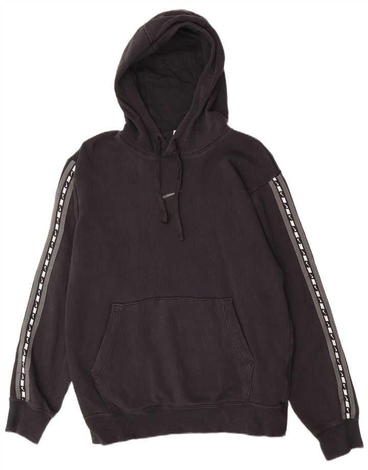 Pulover Nike Grafic pentru bărbați, bumbac mic, negru