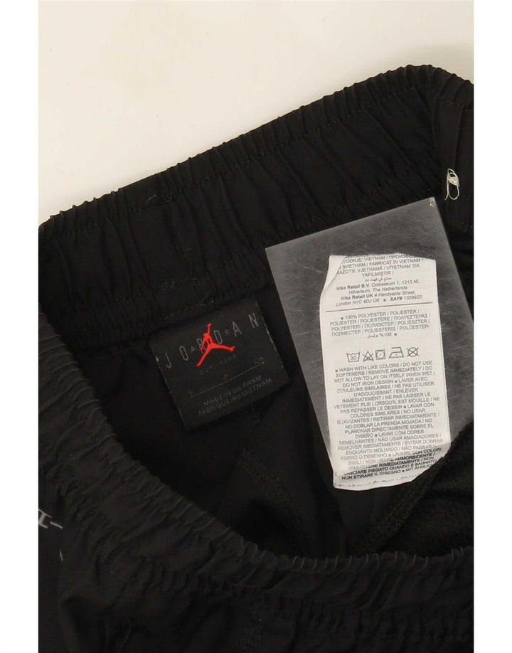 Pantaloni de trening Jordan pentru bărbați Joggeri Mici Poliester negru