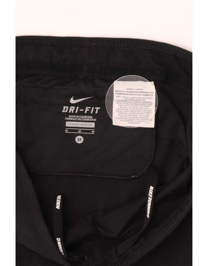 Leggings Dri Fit Nike pentru femei UK 12 Poliester mediu negru