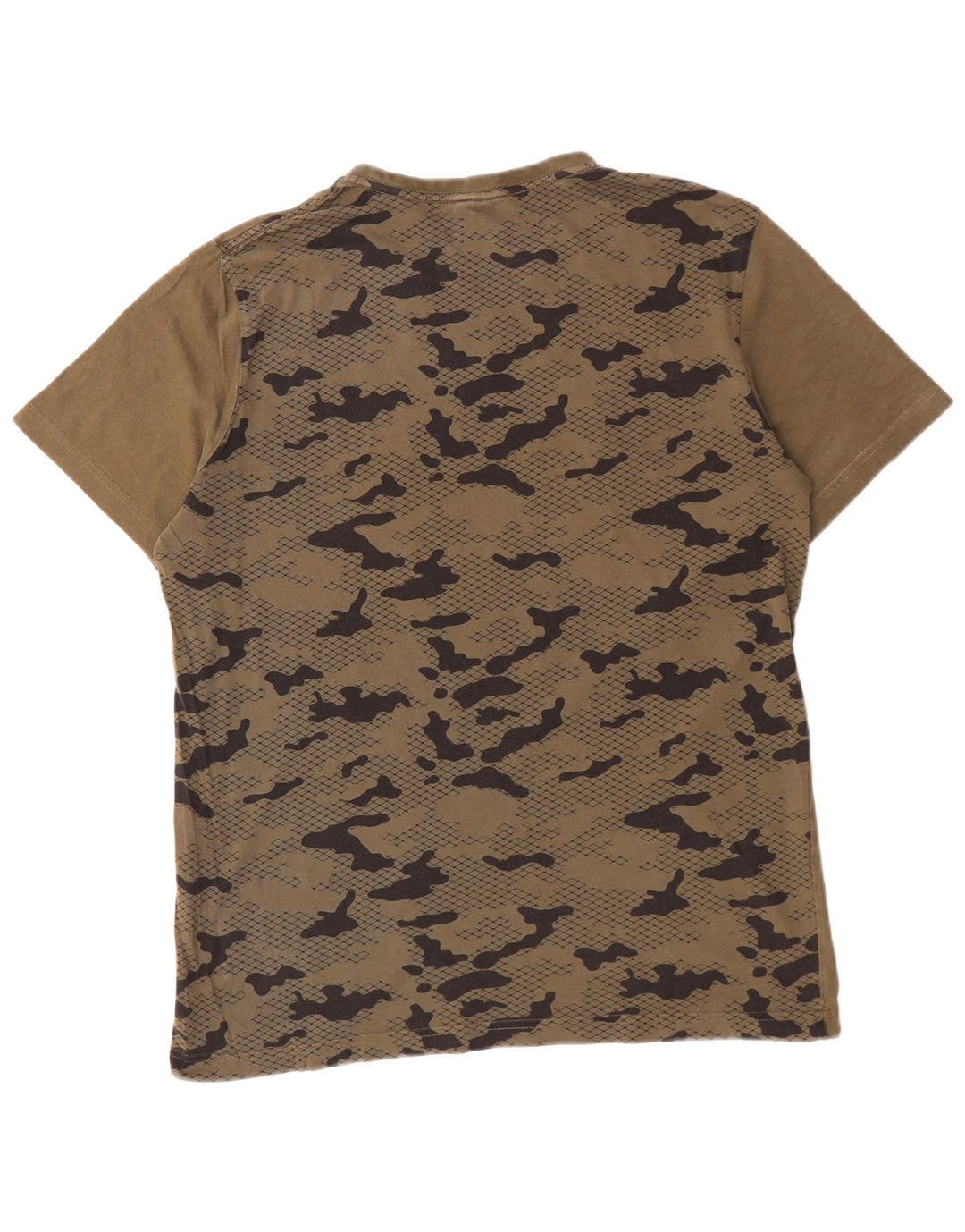 Tricou grafic PUMA pentru bărbați Top mare, bumbac, camuflaj, kaki