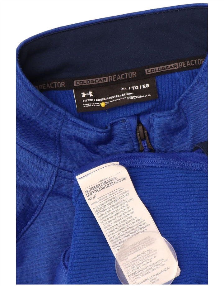 Jachetă de trening pentru bărbați UNDER ARMOUR Cold Gear, UK 42 XL, poliester albastru