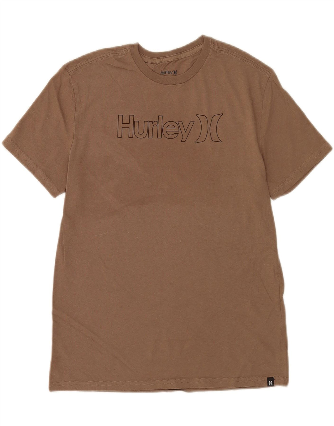 Tricou grafic pentru bărbați Hurley Top din bumbac maro mediu