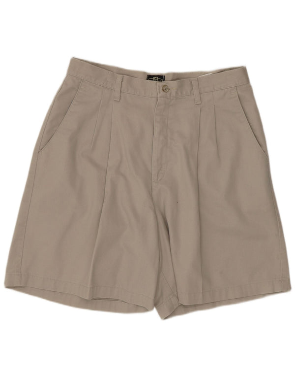 Pantaloni scurți casual cu talie înaltă Lee pentru femei US 14 XL W28 bumbac bej