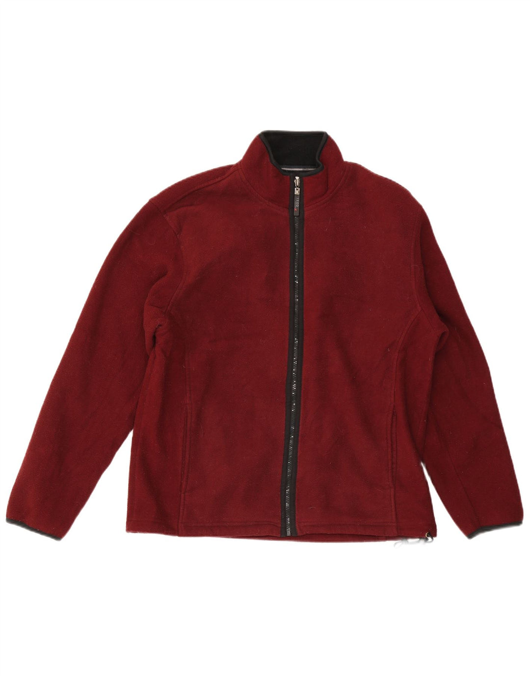 Jachetă fleece pentru bărbați Izod, din poliester burgundă mediu