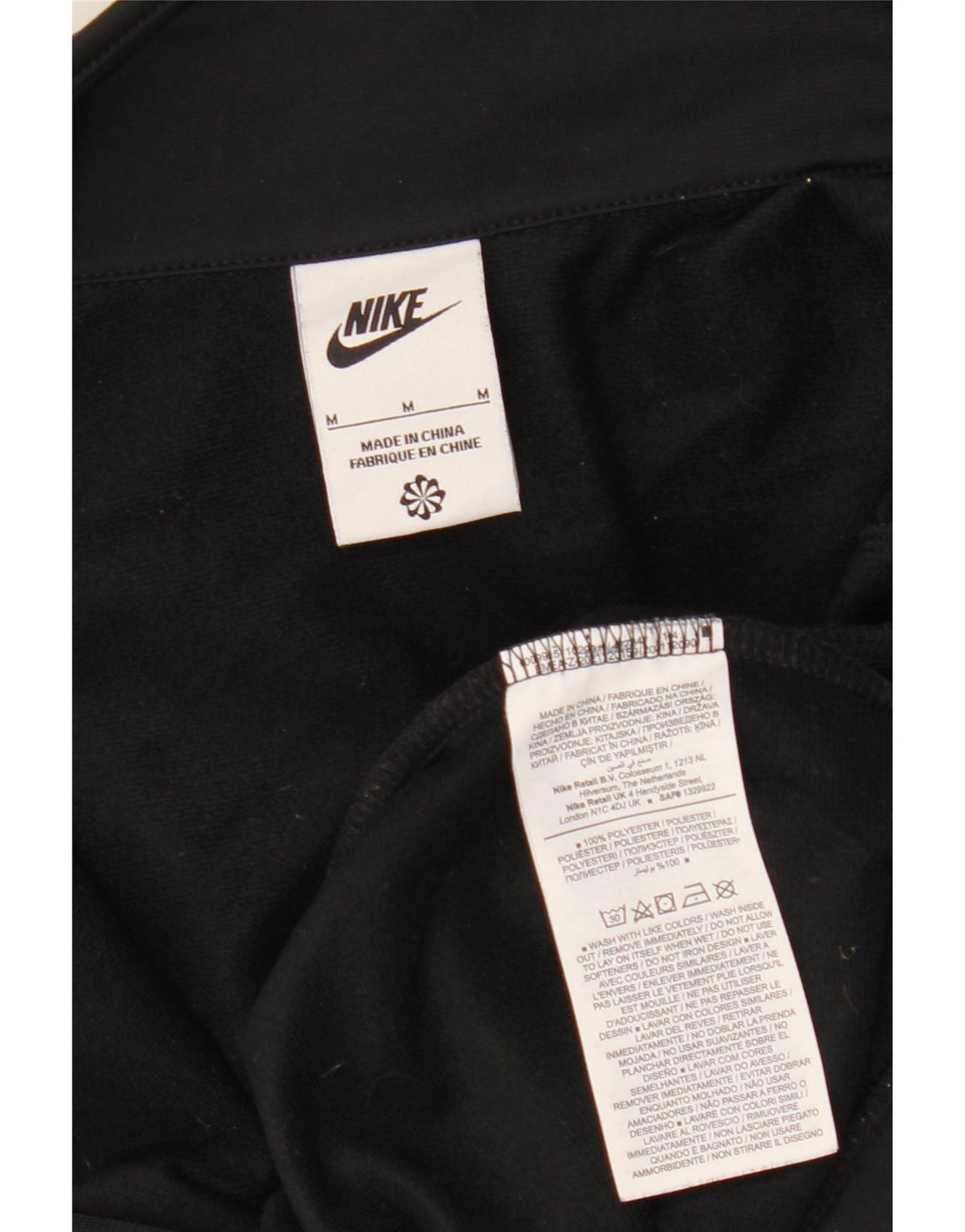 Jachetă de trening pentru femei NIKE UK 14 Poliester mediu negru