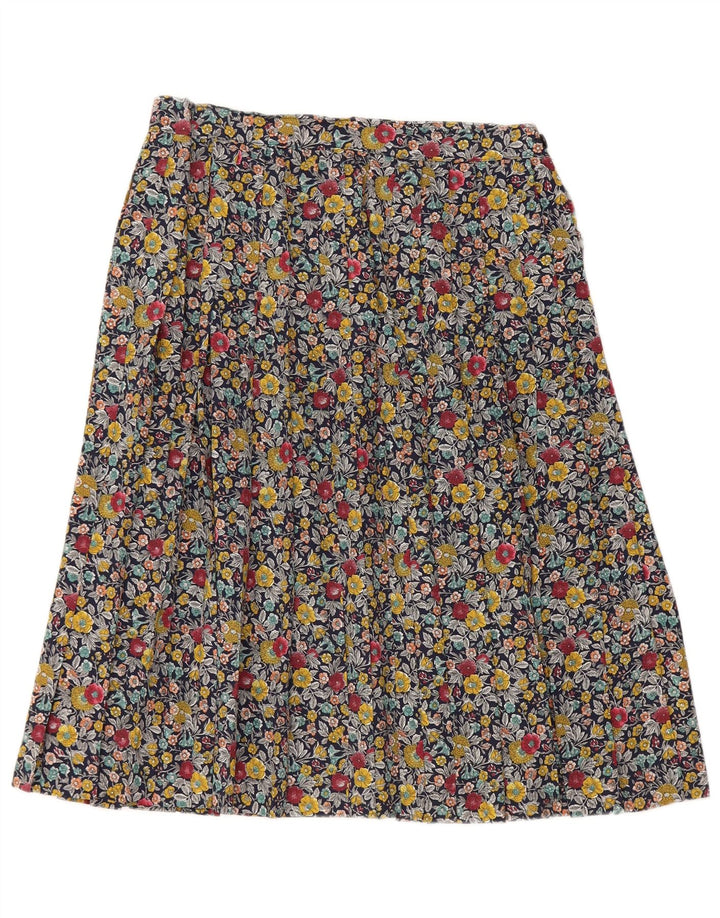 Fusta A-Line pentru femei VINTAGE W28 Medium Multicolor Floral