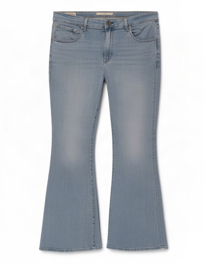 Blugi evazați Levi's 726 pentru femei W34 L33 albaștri