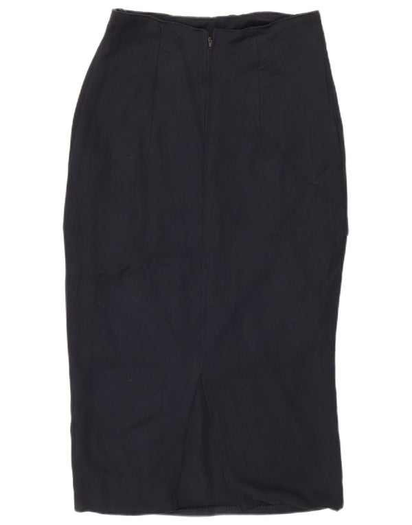 Fusta creion Vintage pentru femei Slim Fit W26 Small Bleumarin