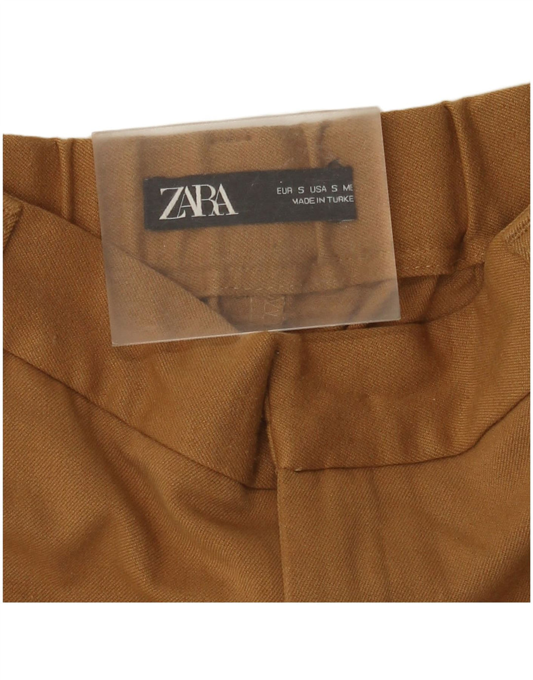Pantaloni tăiați pentru femei Zara Mici L26 L24 Maro