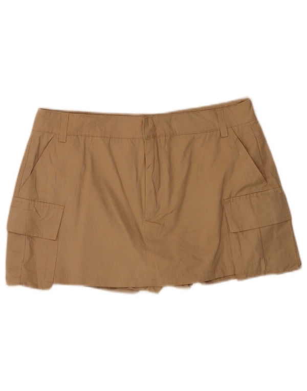 Pantaloni scurti cargo pentru femei Zara Medium W28 Bej Poliester