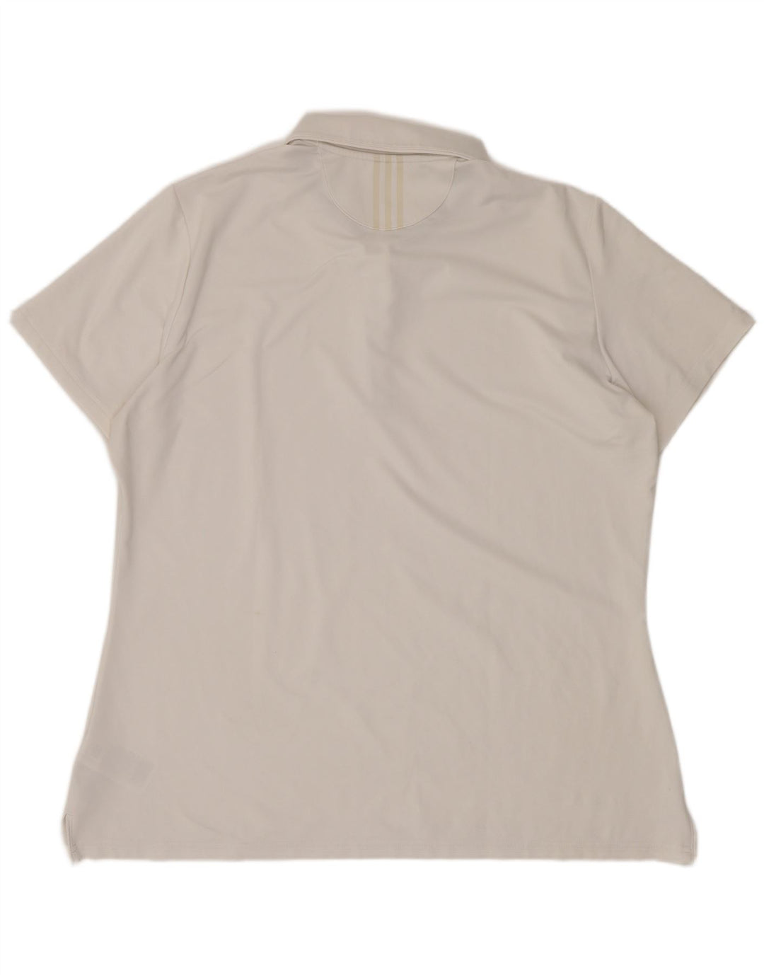 Tricou polo Adidas pentru femei UK 18 XL Poliester alb