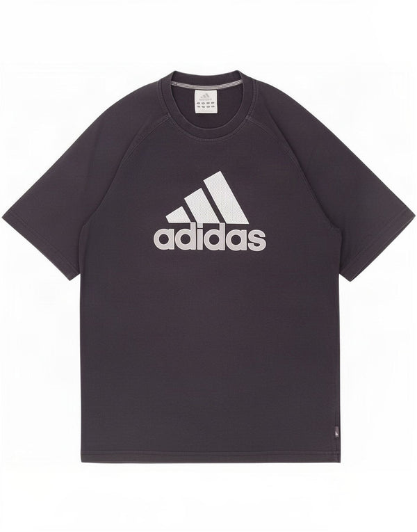 Tricou grafic pentru bărbați Adidas Top mediu din bumbac bleumarin