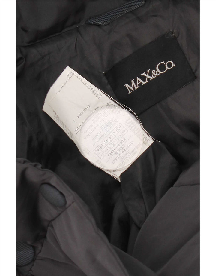 Jachetă căptușită pentru bărbați Max & Co. UK 14 mare, poliester bleumarin