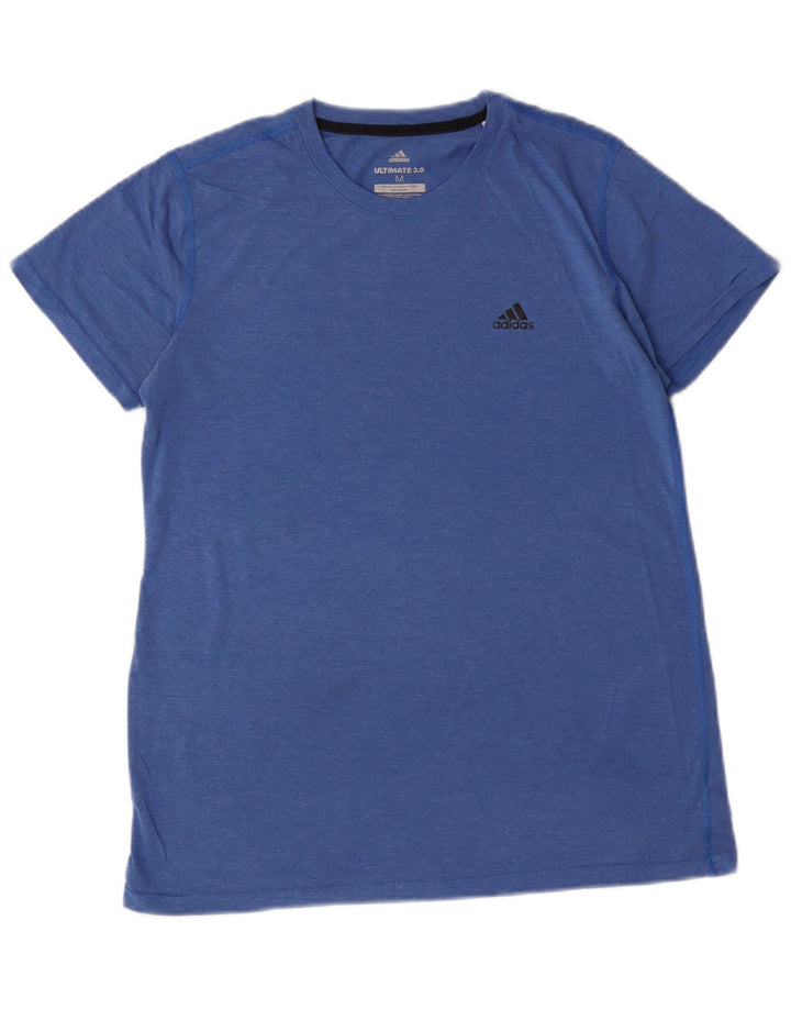 Tricou Adidas pentru femei Top UK 12 Medium Blue Flecked Polyester