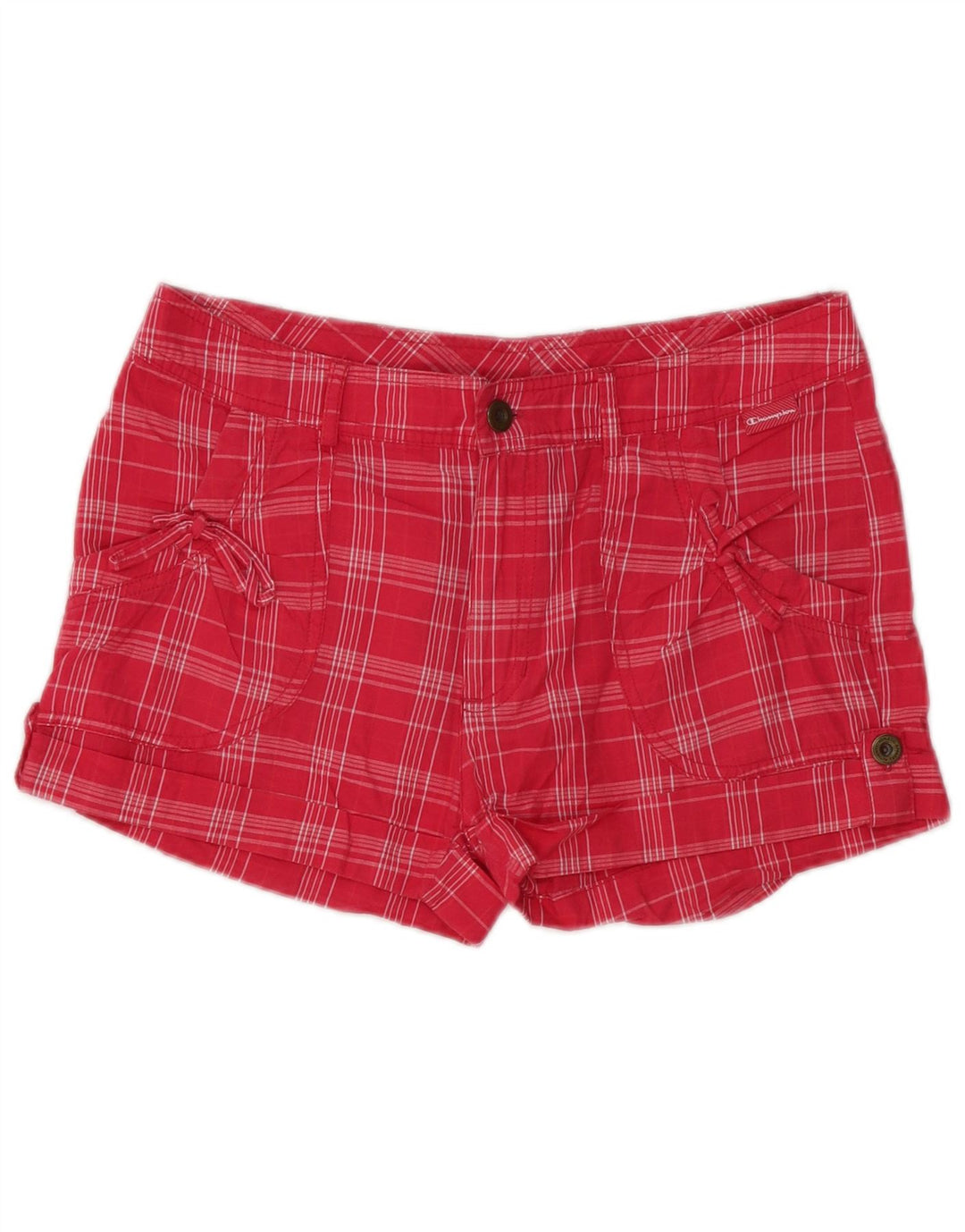 Pantaloni caldi pentru femei CHAMPION Mici W32 Red Check