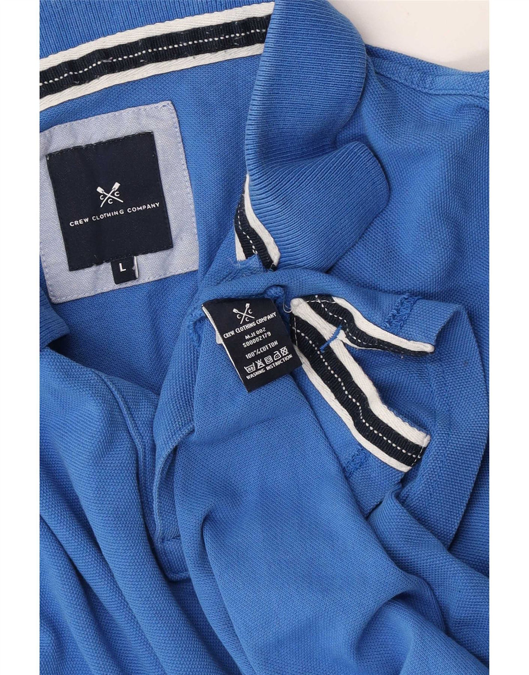 Crew Clothing Tricou polo pentru bărbați, mare, albastru, bumbac