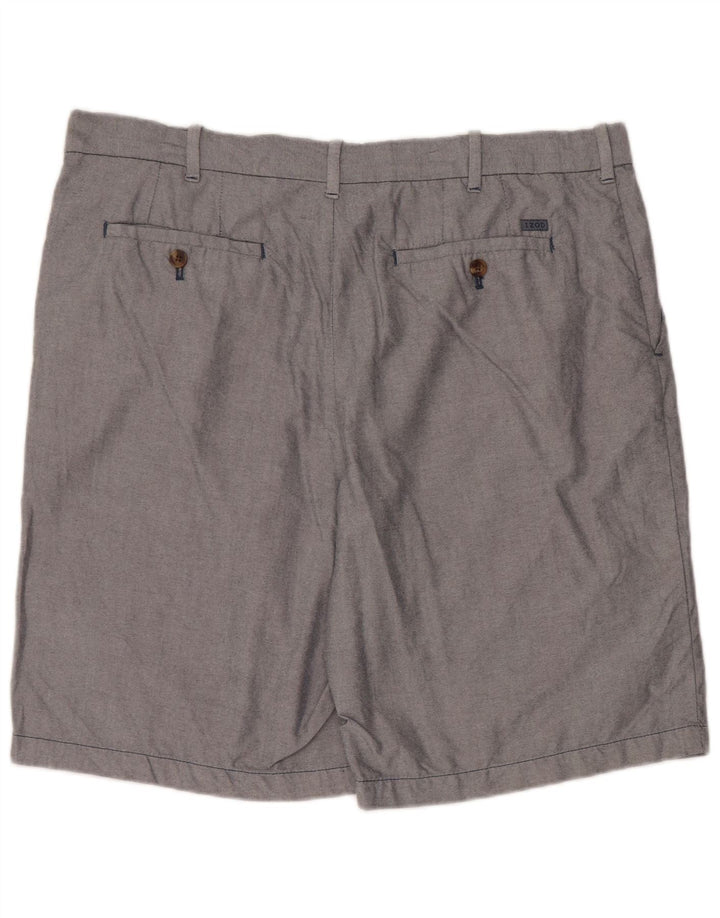 Pantaloni scurți chino pentru bărbați Izod W38 XL bumbac gri